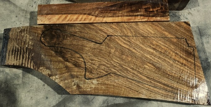 Turecký orech - korenicový set na výrobu luxusnej pažby