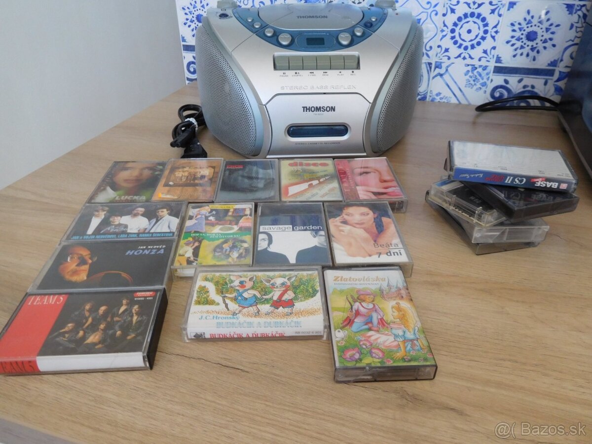 Thomson rádio magnetofon +CD, prehrávač