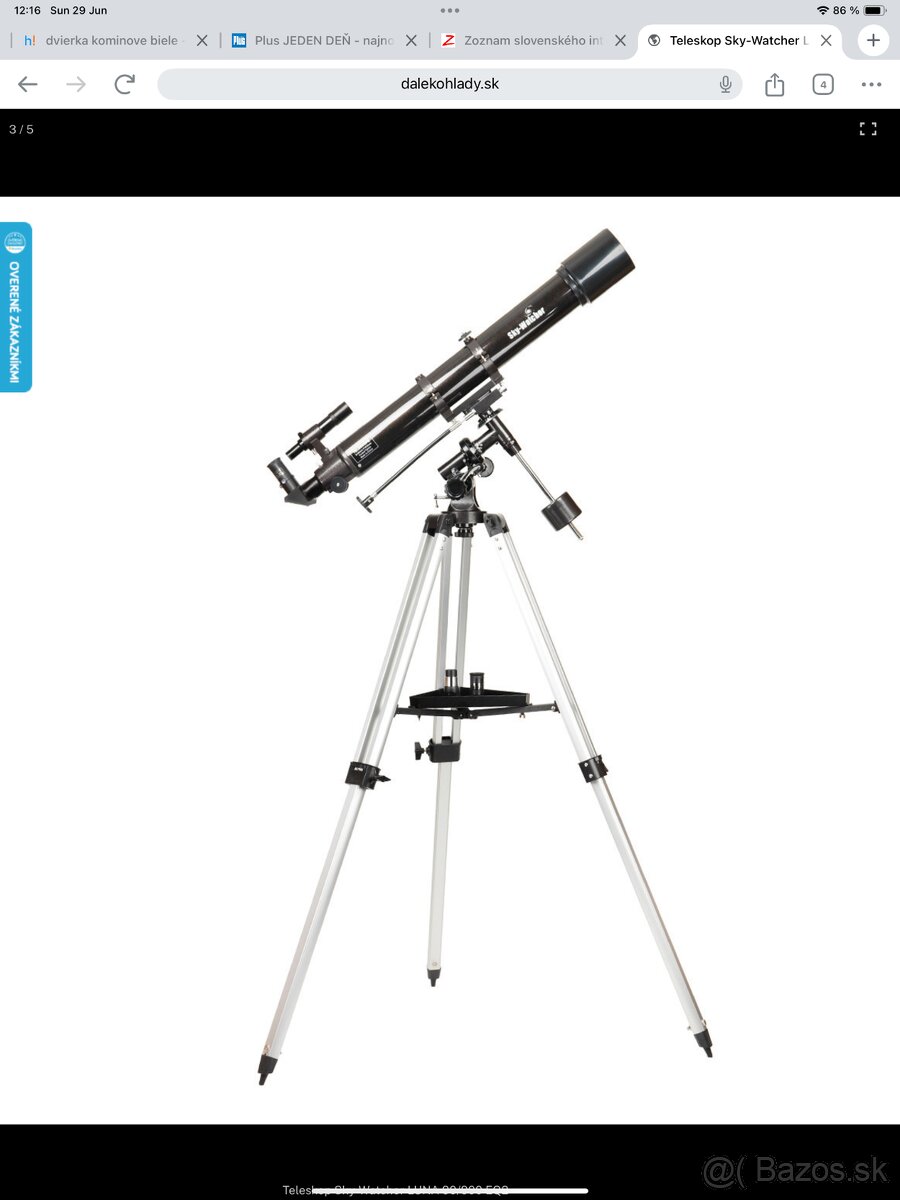 TELESKOP SKY-WATCHER LUNA 90/900 EQ2