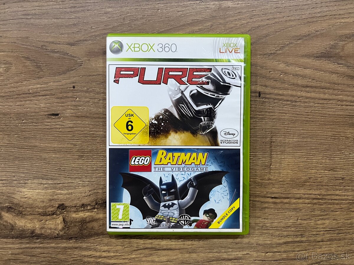 Hry na Xbox 360 - LEGO Batman The Videogame + Pure