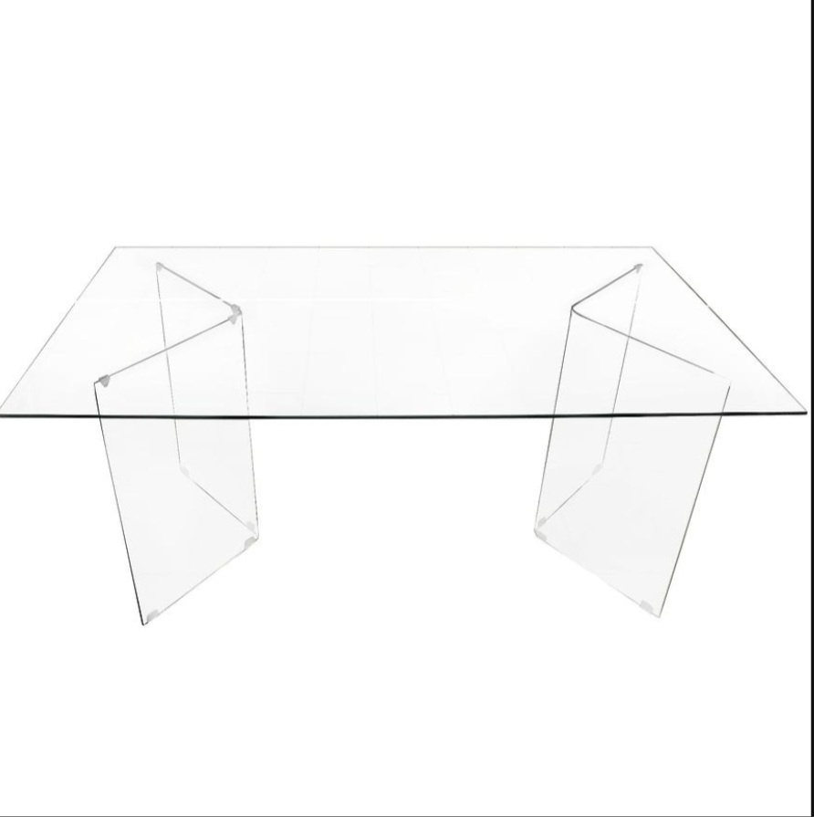 SKLENENÝ STÔL 180x90x78cm