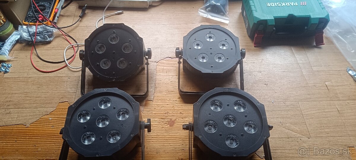 Predám 4x LED PAR ADJ