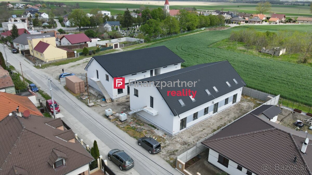 Na predaj 3-izbové byty s pozemkom v obci Horné Janíky