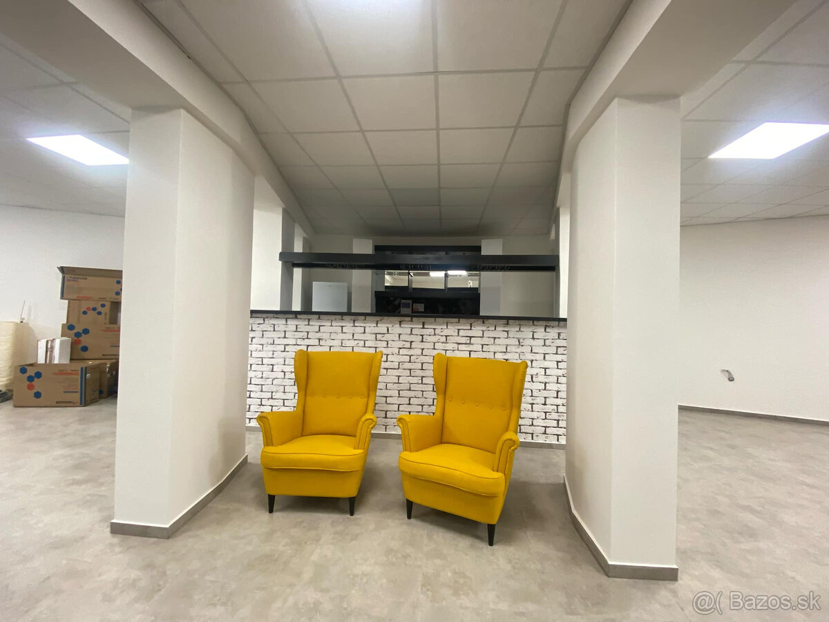 Na prenájom väčší obchodný priestor 230 m² v suteréne v širš