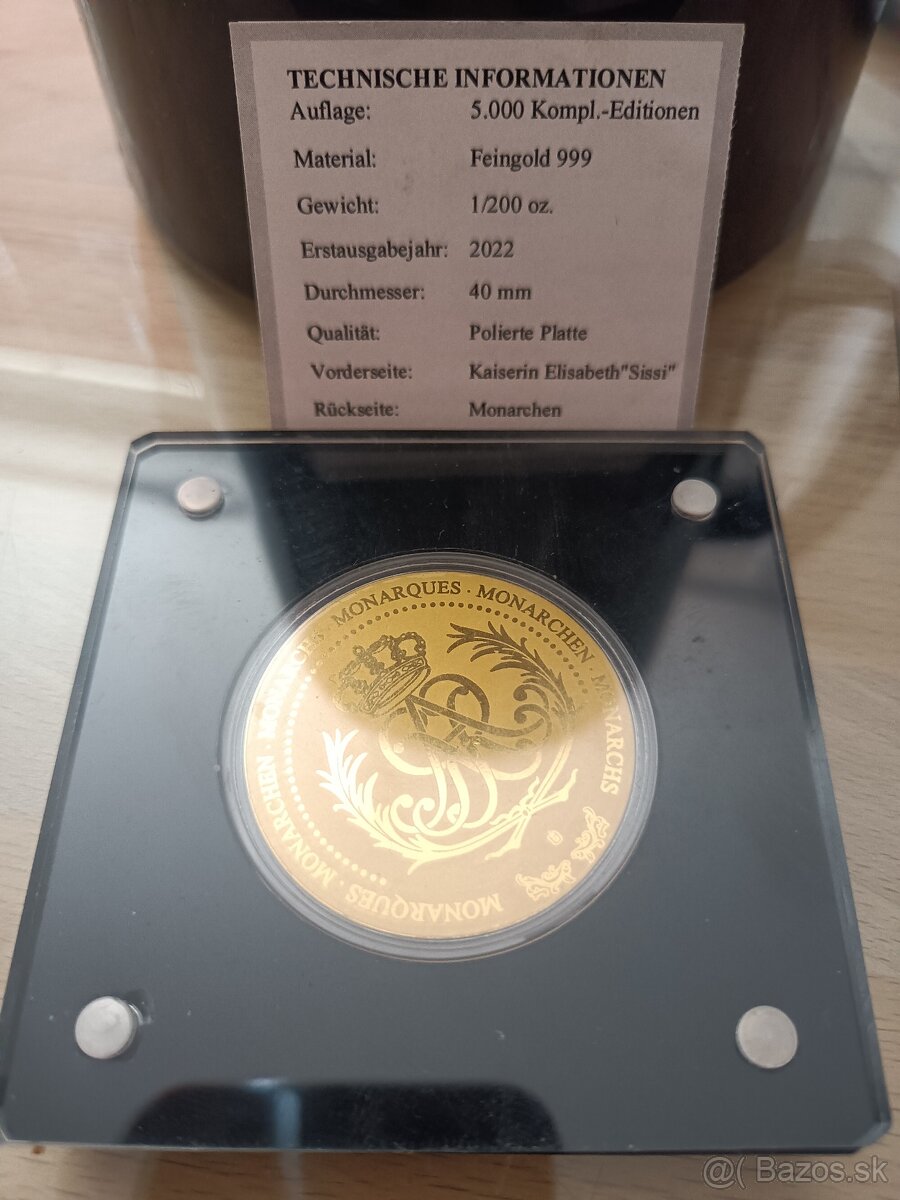 Zlatá minca 1/200oz