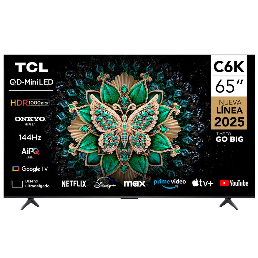 ÚPLNE NOVÝ TCL 65C6K (65") 4K Mini LED TV | záruka