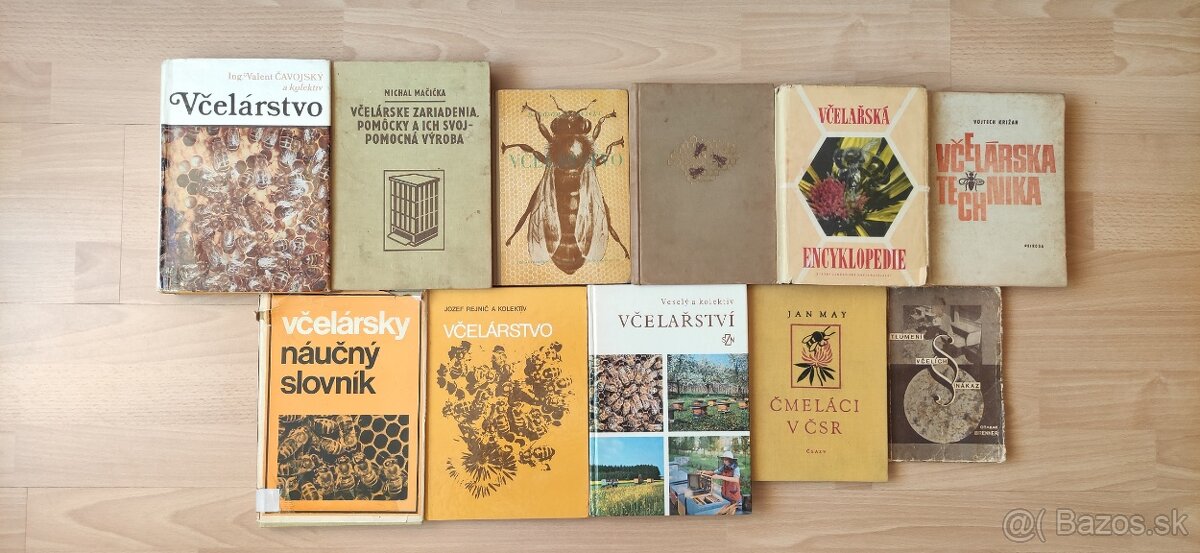 Včelárske knihy, včely, včelárstvo, včelár, Slovenský včelár