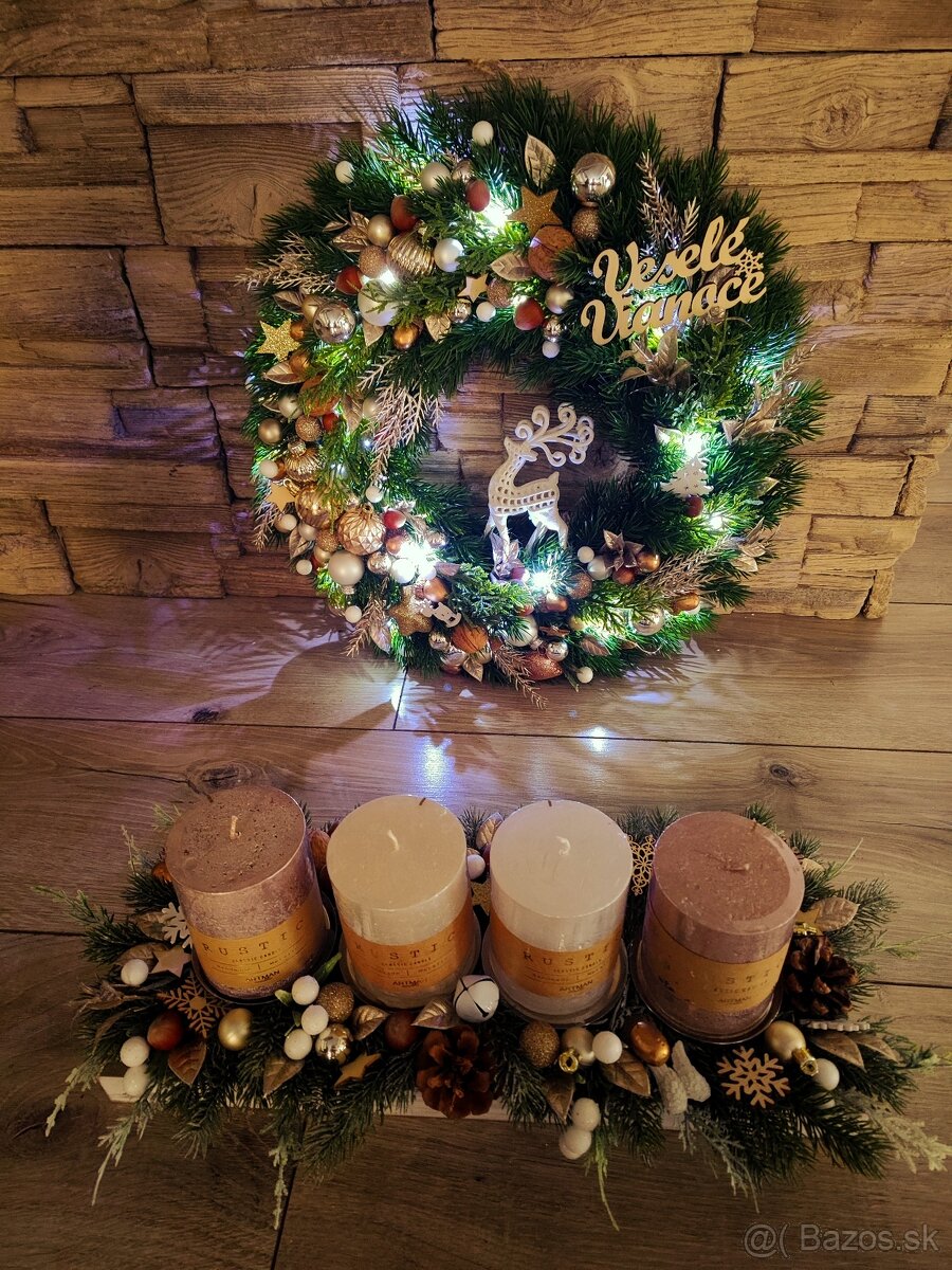 Vianočný + adventný veniec
