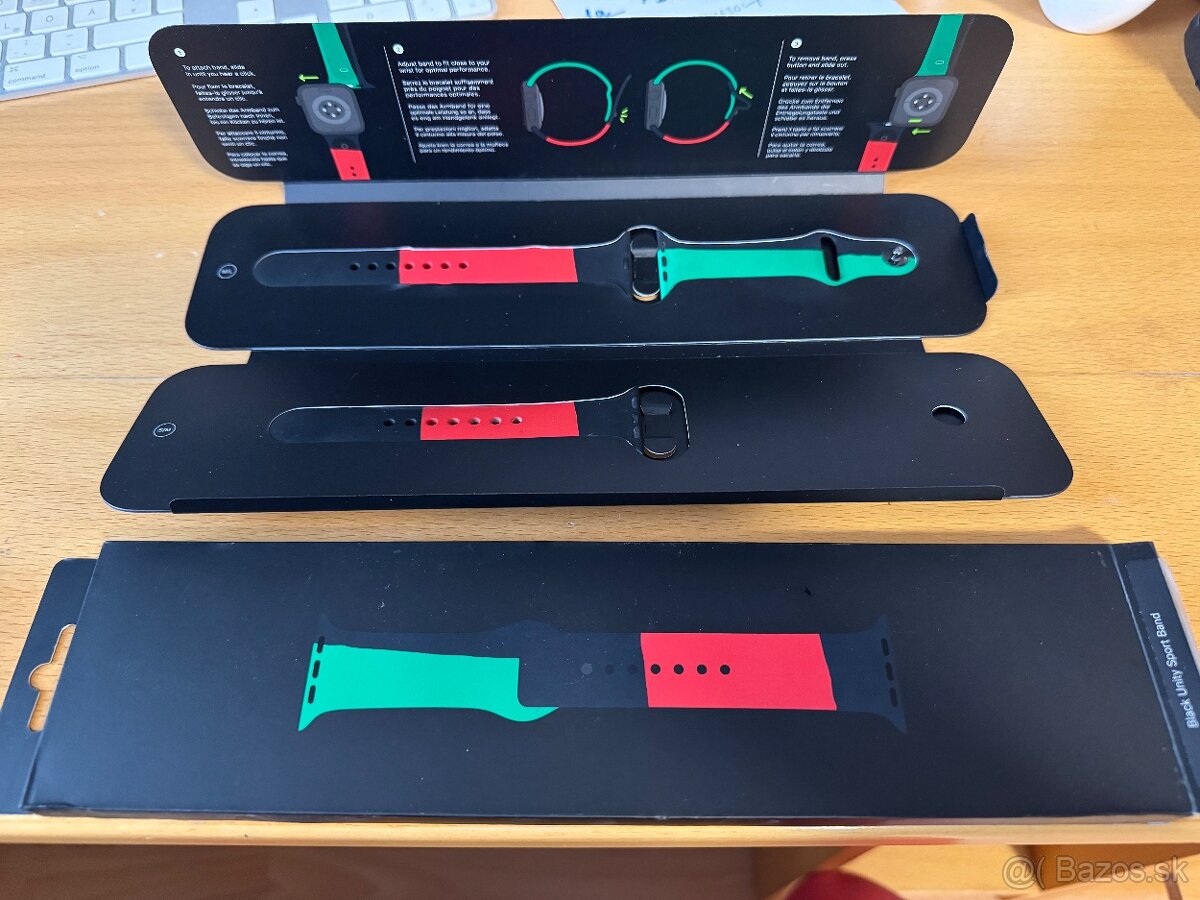 Apple Watch Black Unity Sport Band 44 mm (MJ4W3ZM/A)