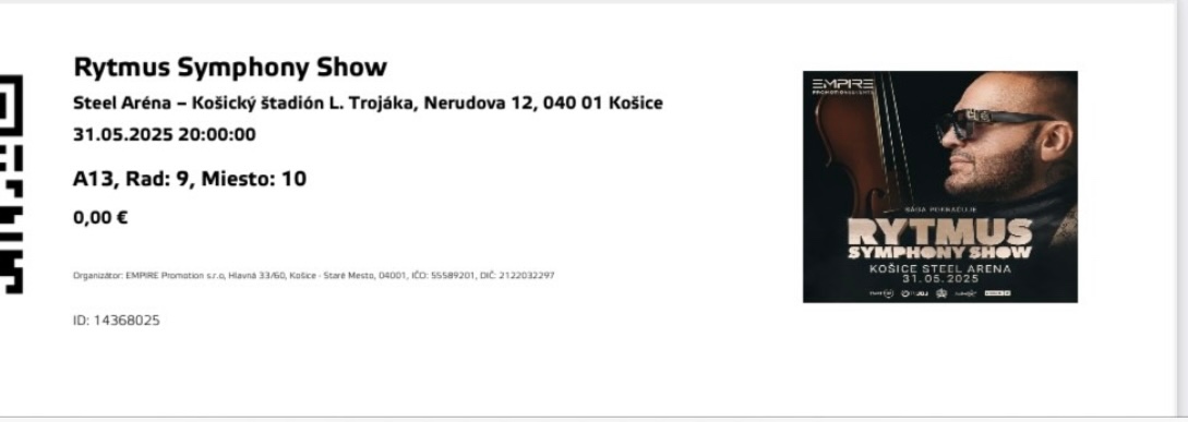 Rytmus Symphony show Košice