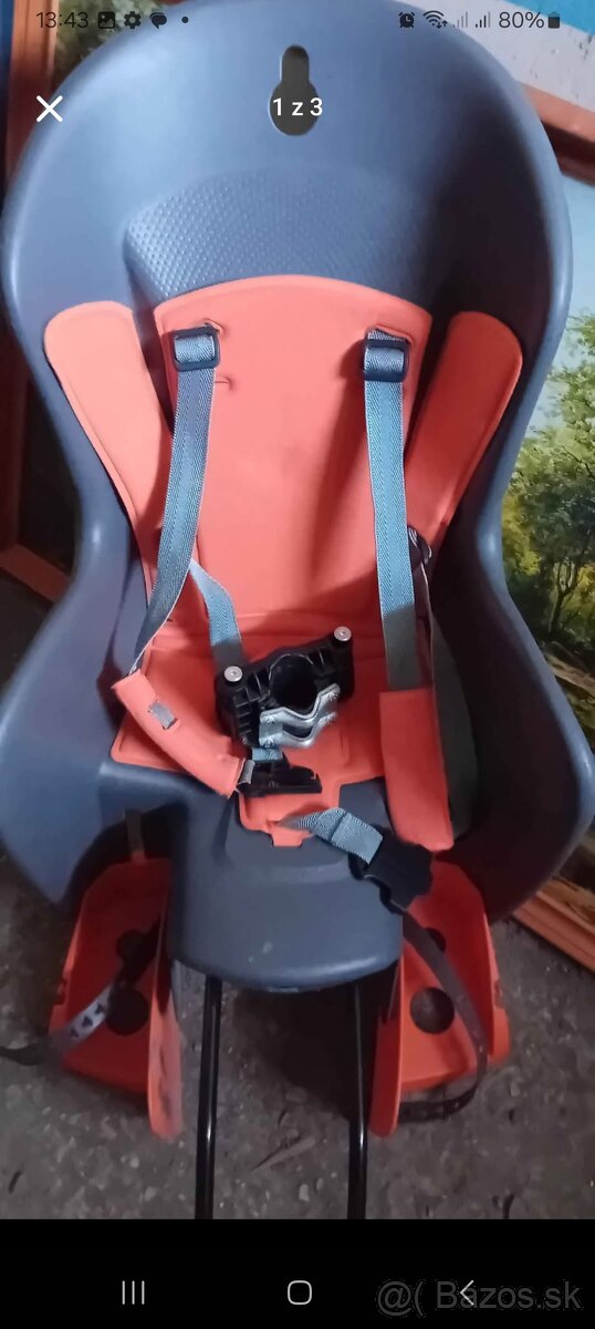 Detska sedačka na bicykel