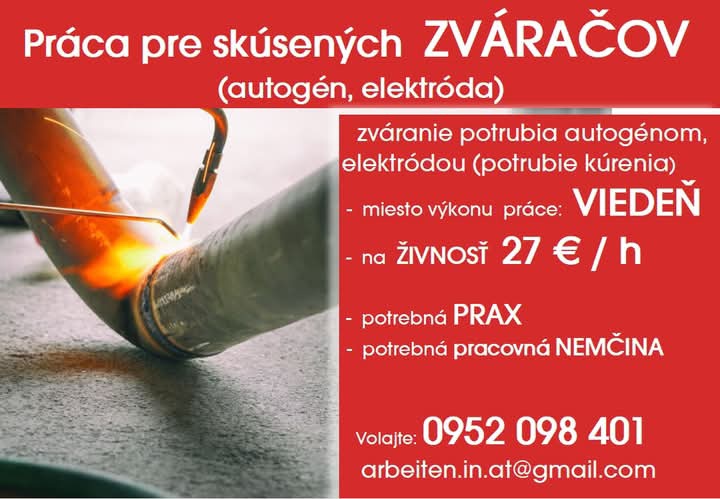 Práca pre ZVÁRAČOV
