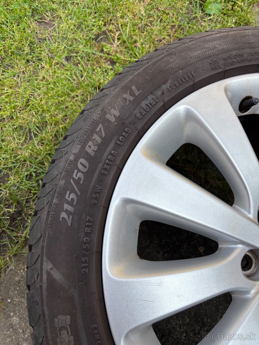 Letne pneumatiky na hlinikovych diskoch Matador Opel