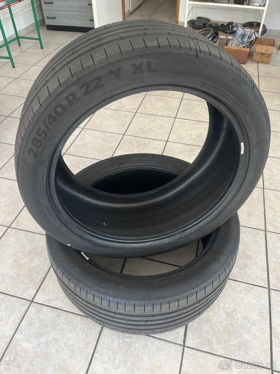 285/40 R22 Nove Letne Continental Audi/WV
