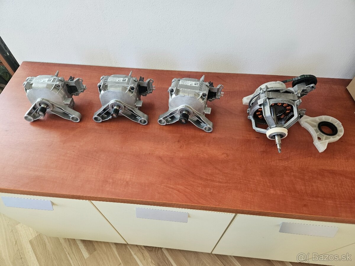 Predám 4 ks nových motorov do práčok BSH / BOSCH