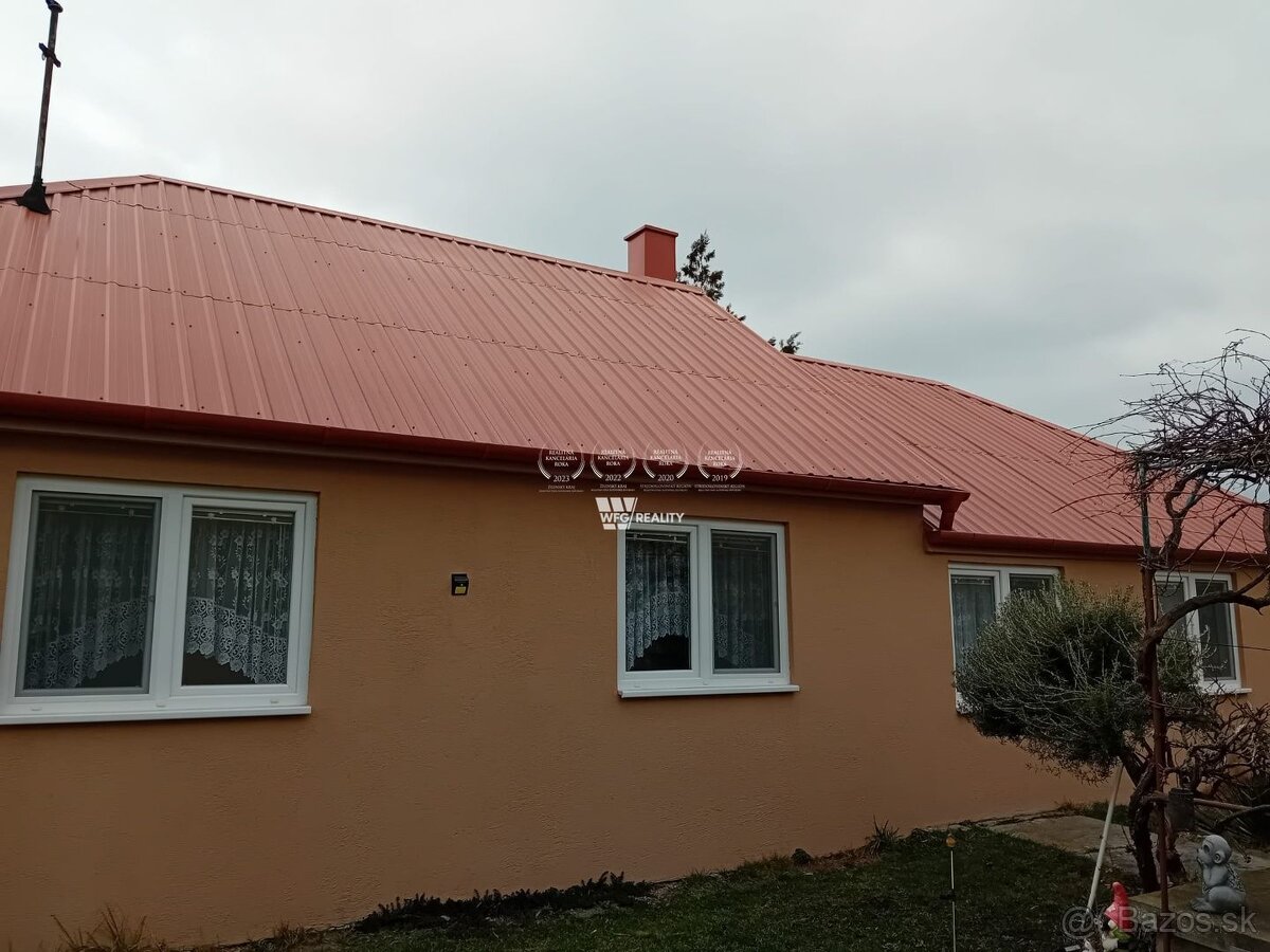 Rezervované - Ponúkame Vám na predaj 3 izbový rodinný dom v 