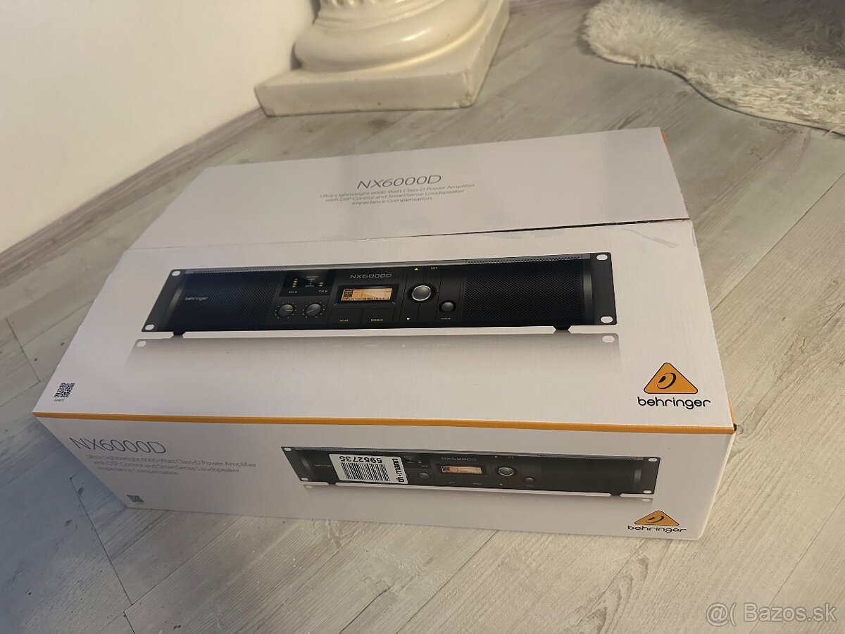 Koncovy nový zosilnovac behringer nx6000d