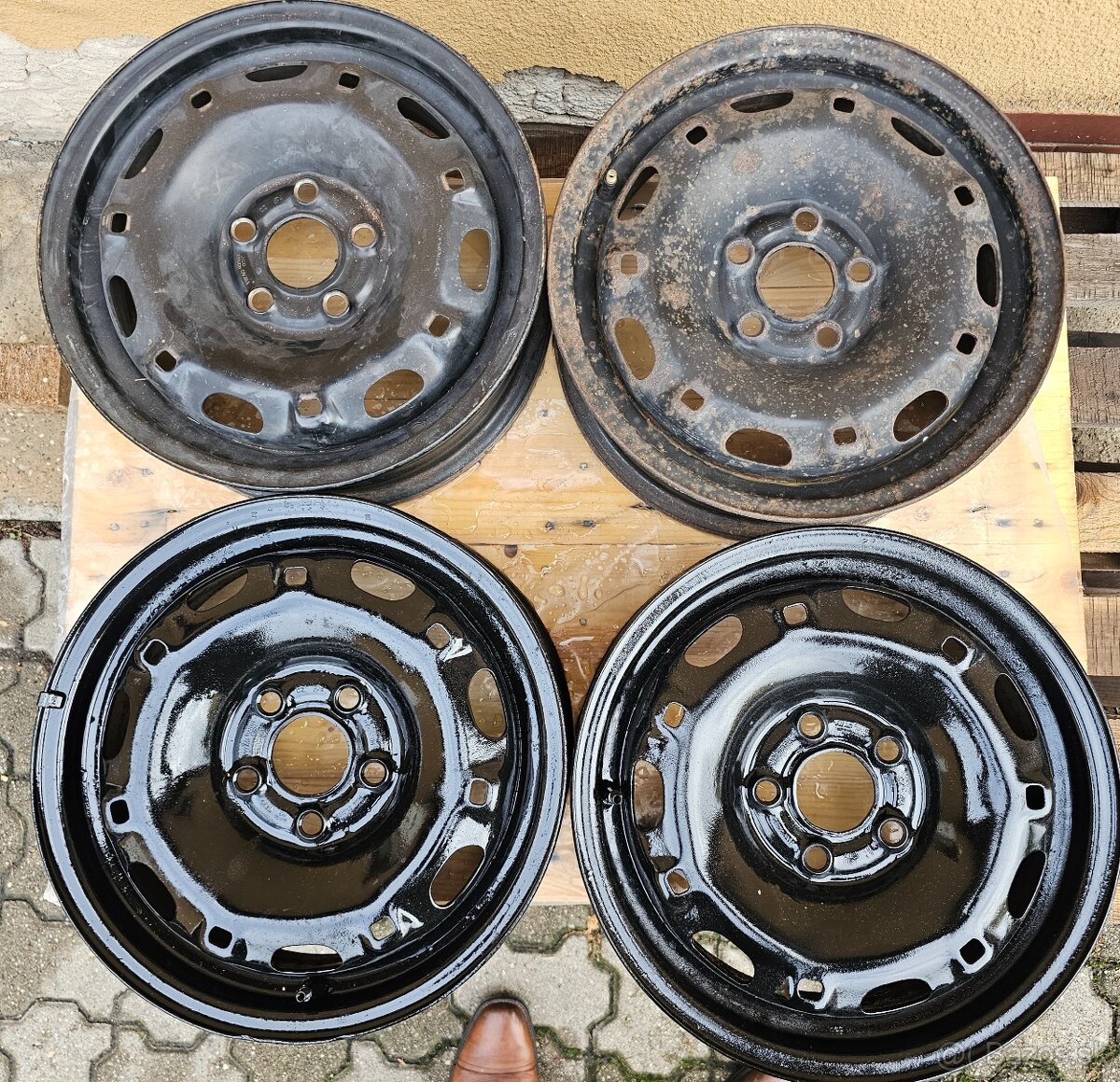 Originálne plechové disky Škoda R 14 - 5Jx14 ET35