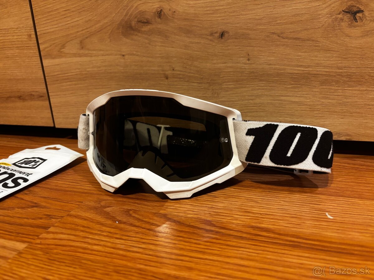 100% okuliare biele