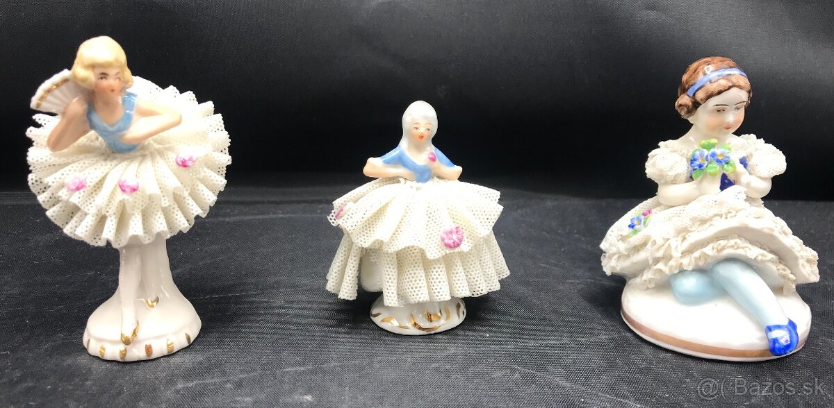 Gräfenthal miniatúry s krinolínou