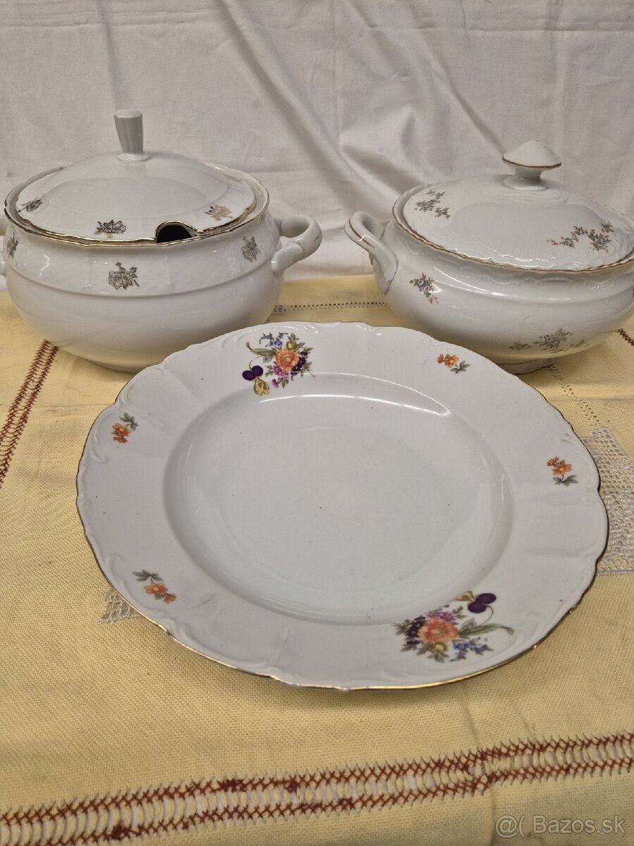 Predam polievkove misy a tanier