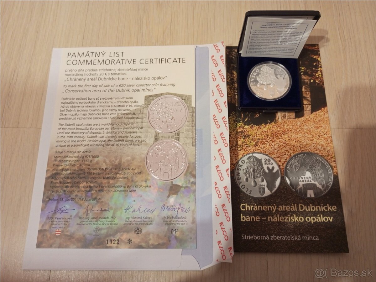 20€ DUBNÍCKE OPÁLOVÉ BANE