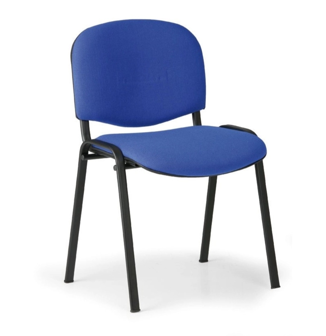Konferenčná stolička modro-čierna