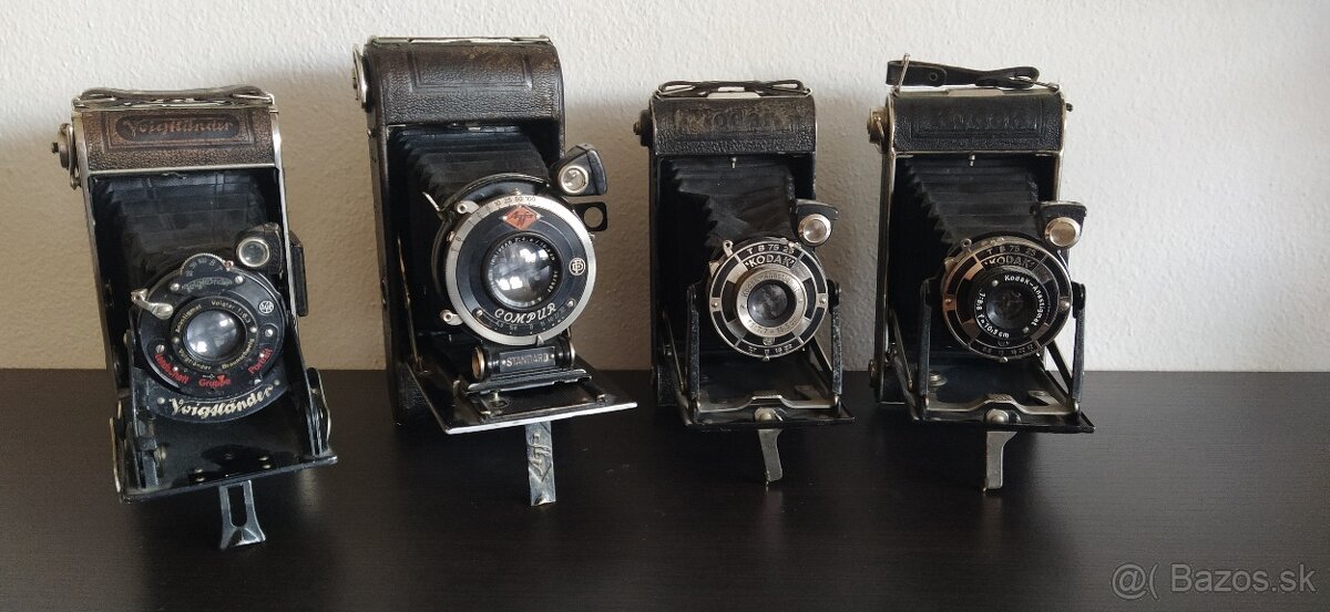 Predám staré fotoaparáty, Kodak, Voigtlander