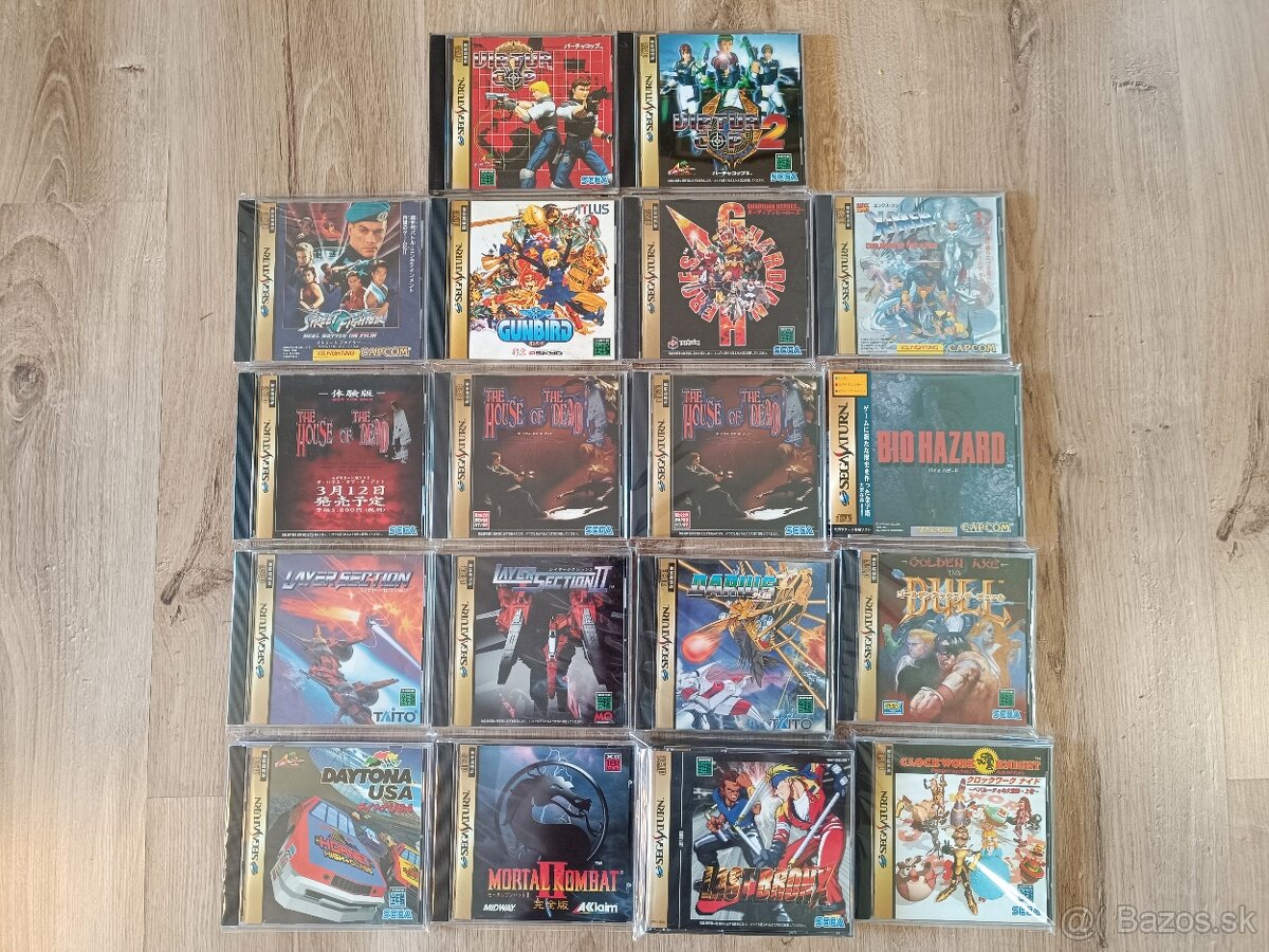 Japonské hry na Sega Saturn / NTSC-J