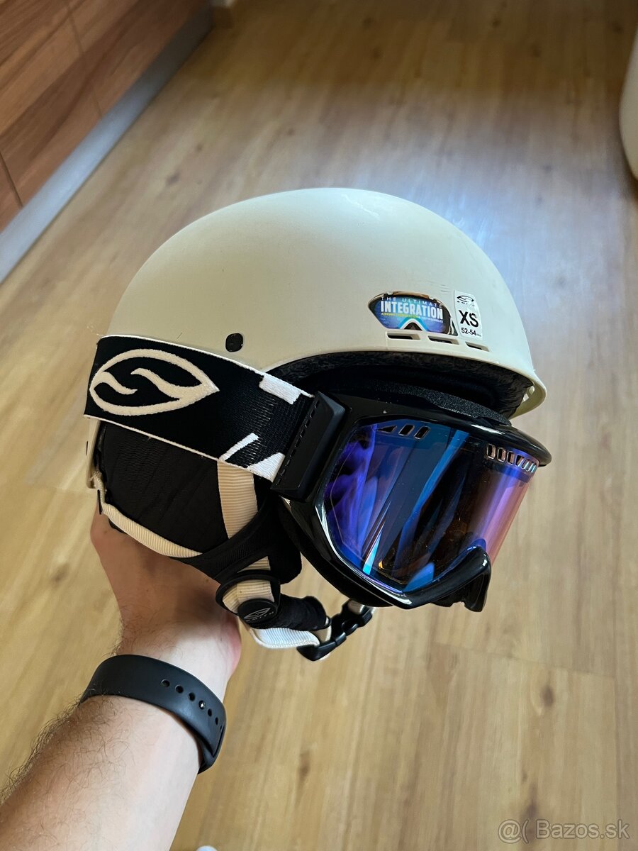 Smith damska lyžiarska/snowboardova prilba + okuliare