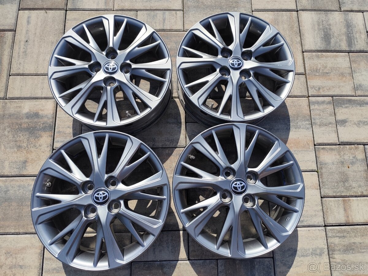 4x100 r15 hliníkové disky Toyota Yaris + TPMS snímače