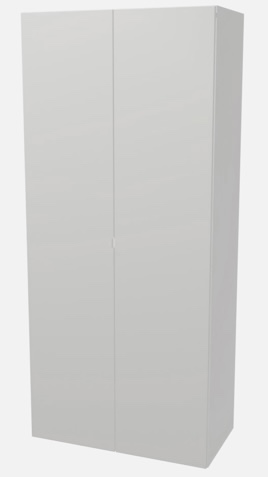 Predám skriňu bielej farby Platsa- Ikea 40x80x180 cm