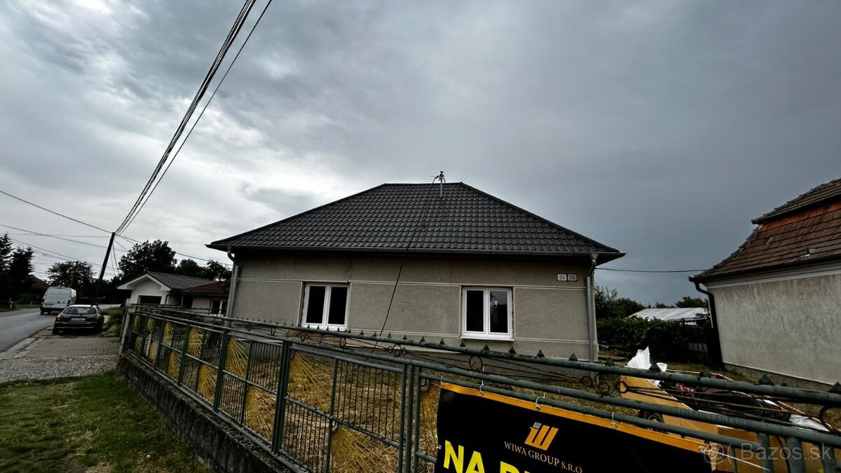 Na predaj starší rodinný dom s veľkým pozemkom obci Imeľ