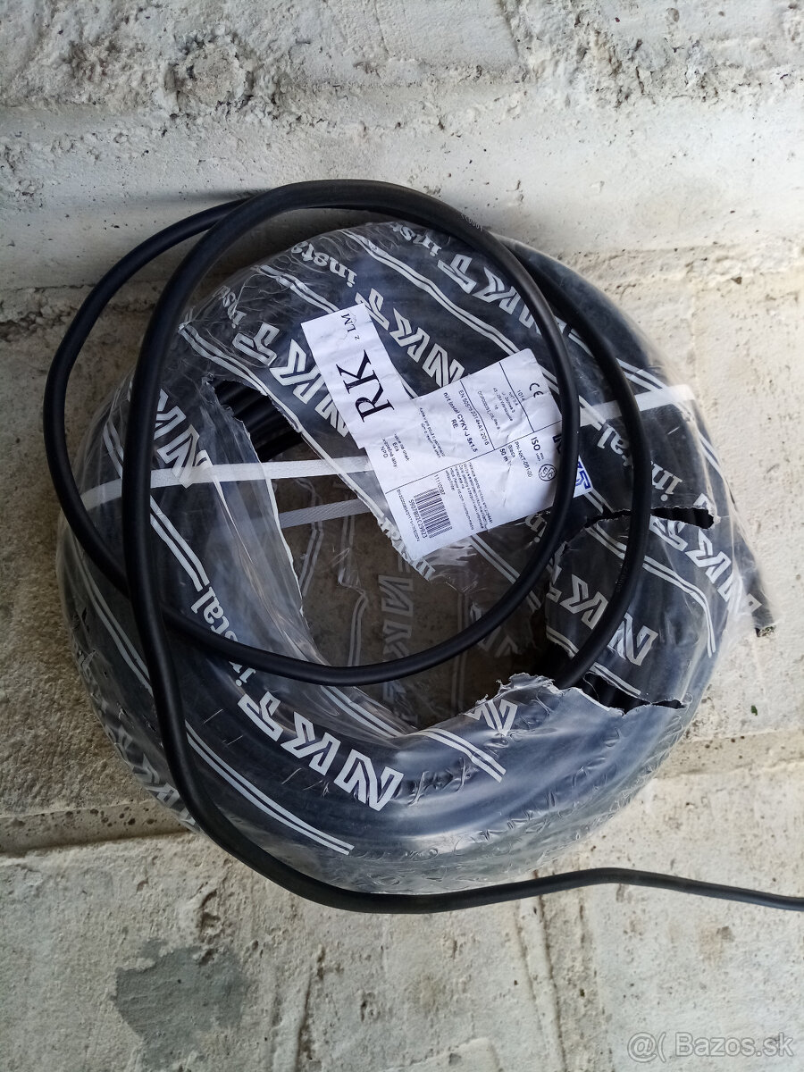 Kábel CYKY-J 5x1,5mm2 dĺžka 40m