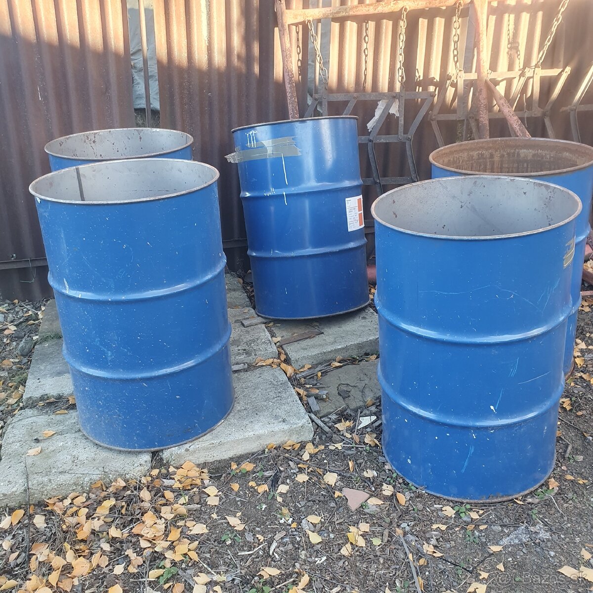 Predam plechove sudy 200l