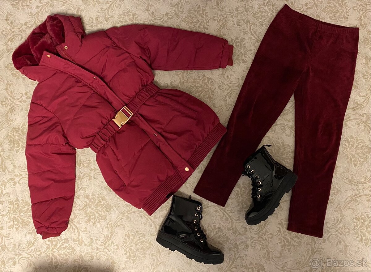 Bunda dievča 140- komplet