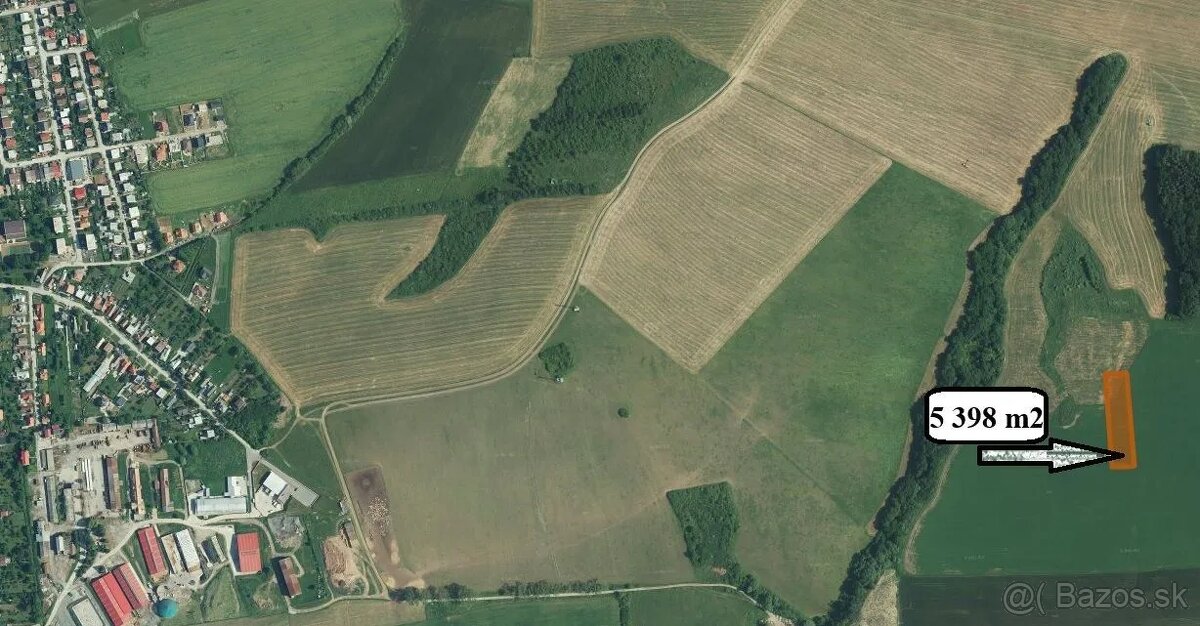 Na predaj – orná pôda pri Košiciach, obec Rozhanovce