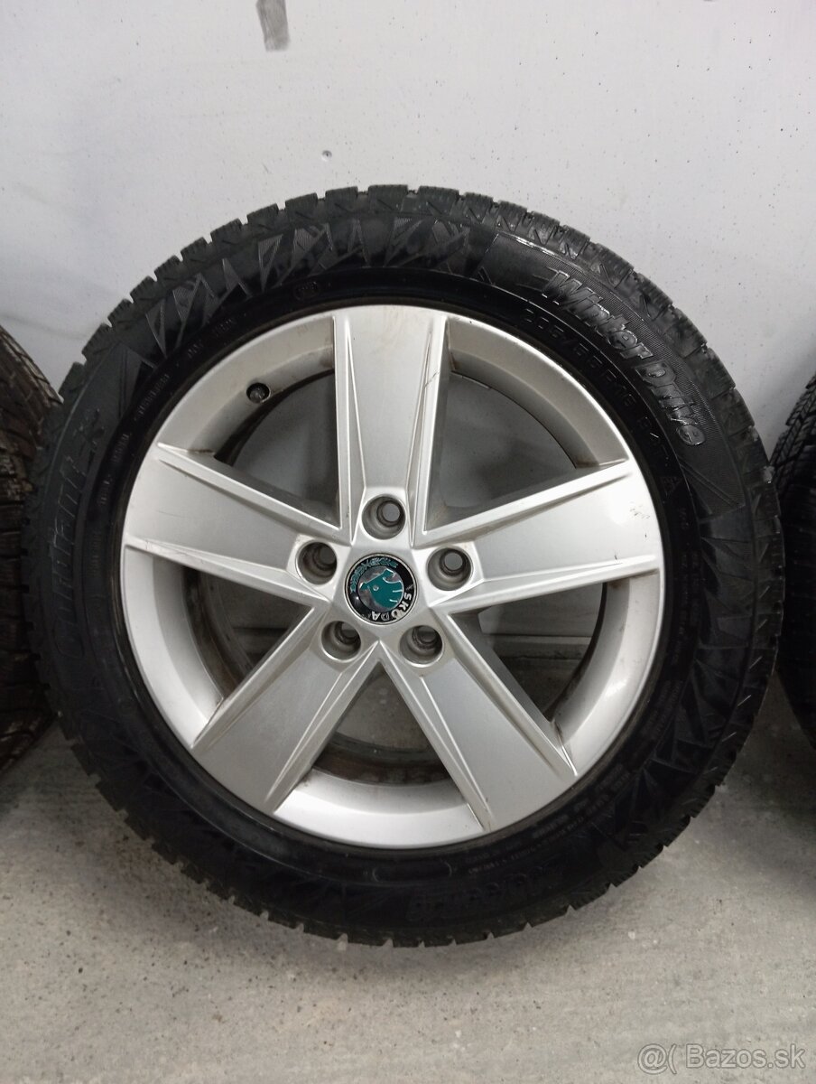 Sada hliníkové disky+ zimné pneumatiky 205/55 r 16