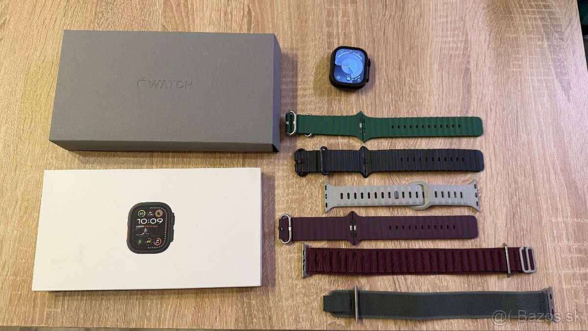 Vymenim Apple Watch Ultra 2 Black stare 1 rok bateria 100%