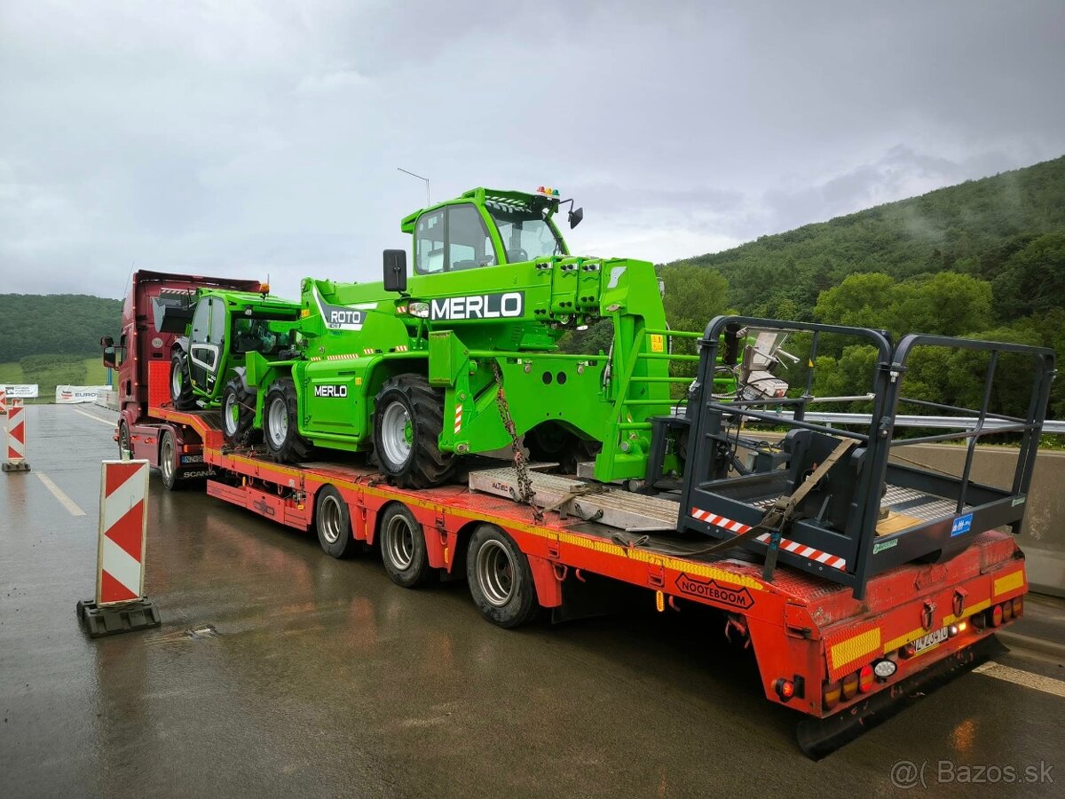 Preprava poľnohospodárskych strojov – traktory, sejačky, plu