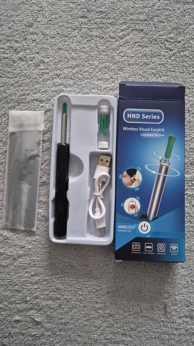 Sada na čistenie uší / kamera