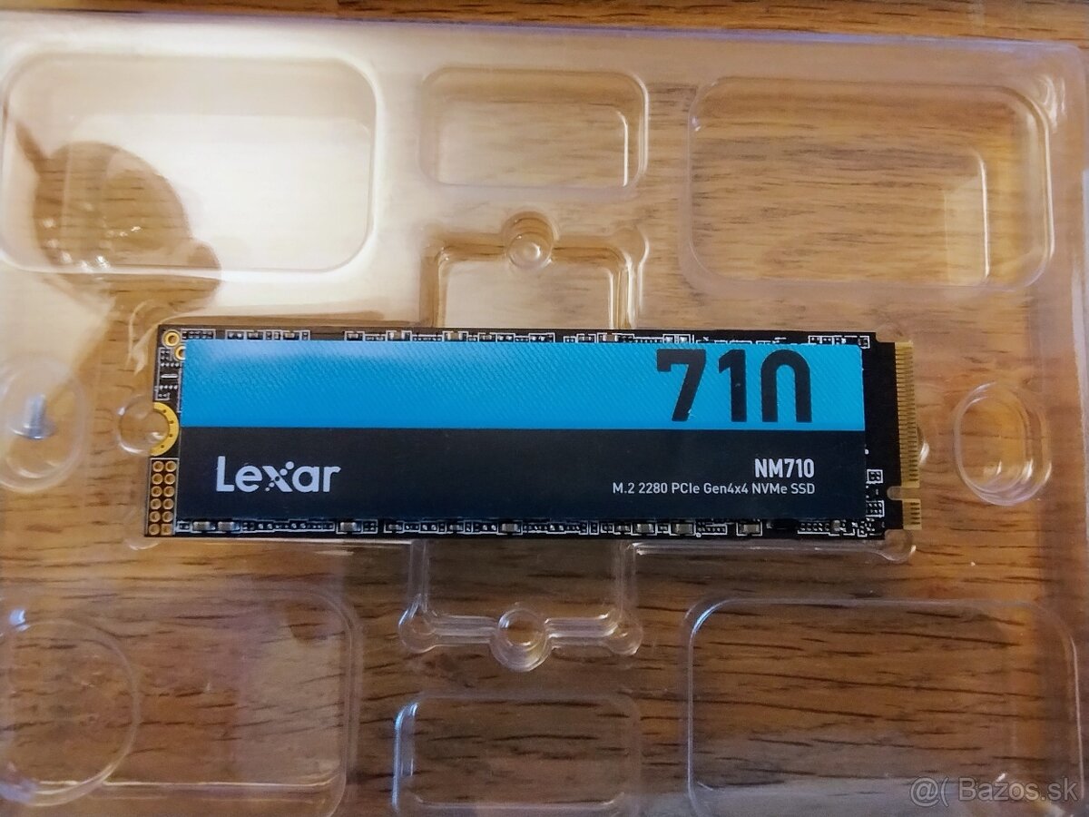 1TB SSD Lexar NM710 NVMe Gen4x4, v záruke do 3/2027