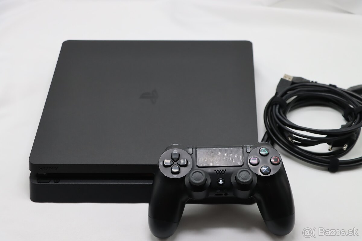 PS4 (Playstation) Slim CUH-2216A 500GB + príslušenstvo