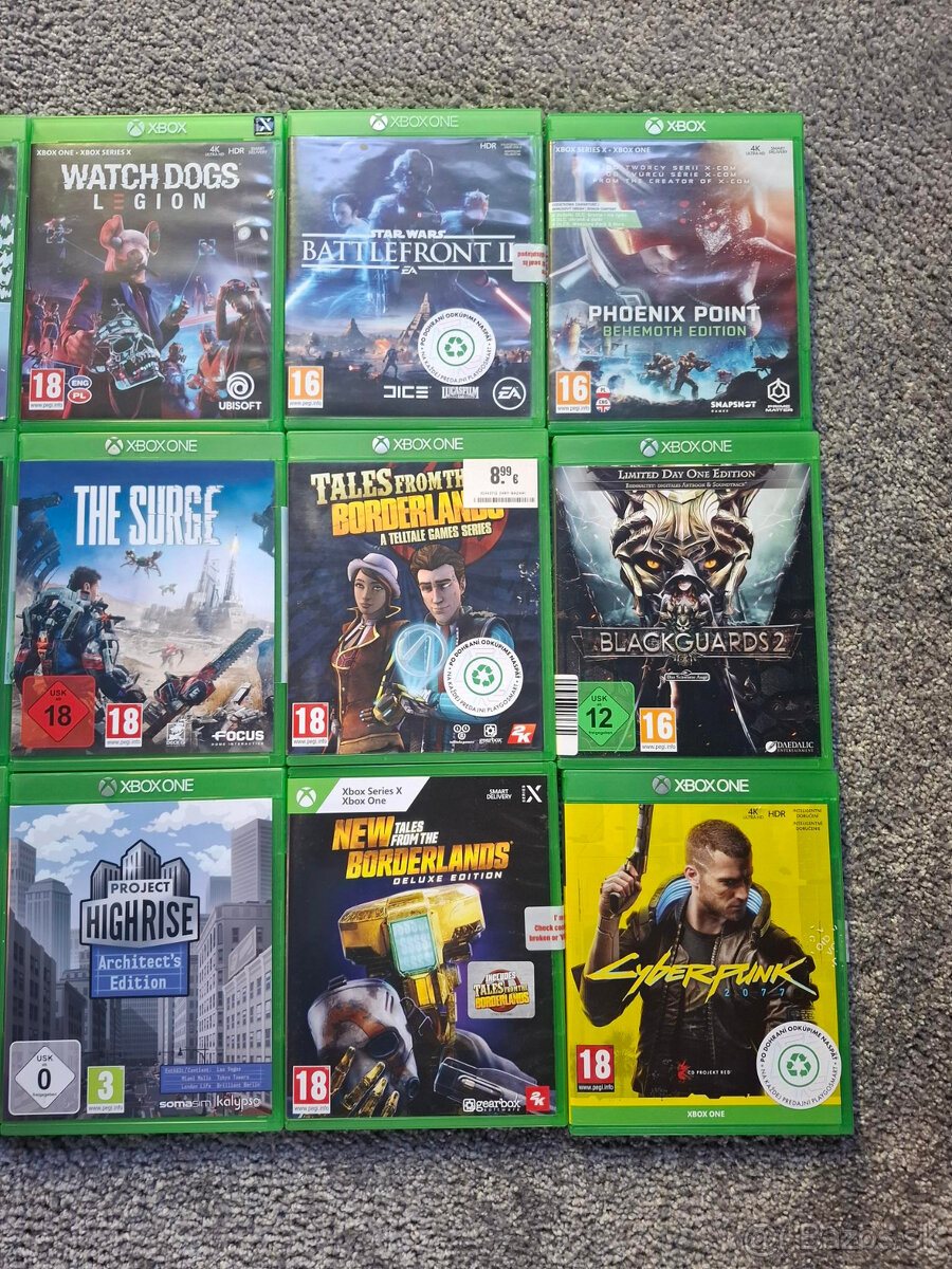 x-box one/xbox one hry