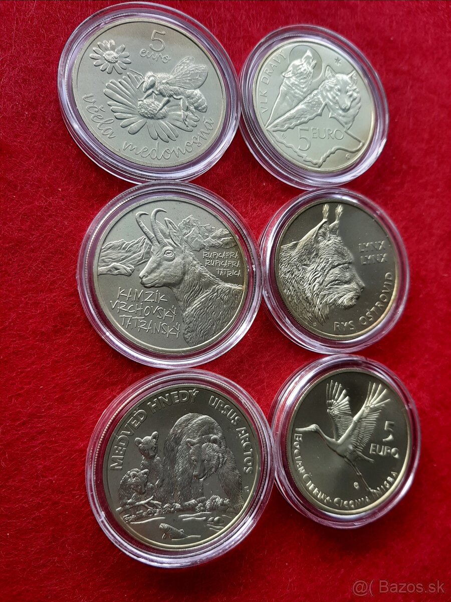 Slovenské 5€ mince