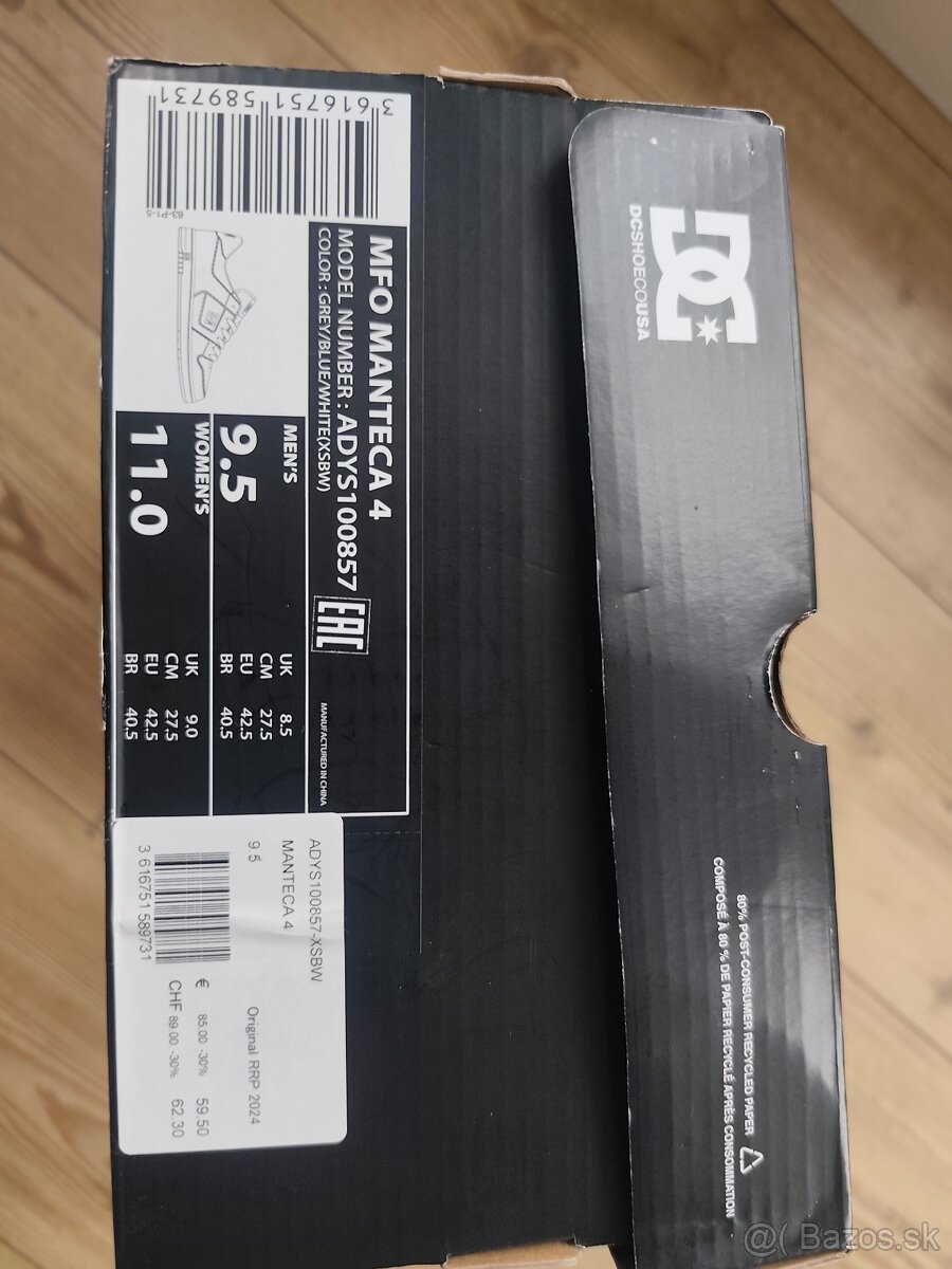 DC SHOES č.42.5 -27,5cm