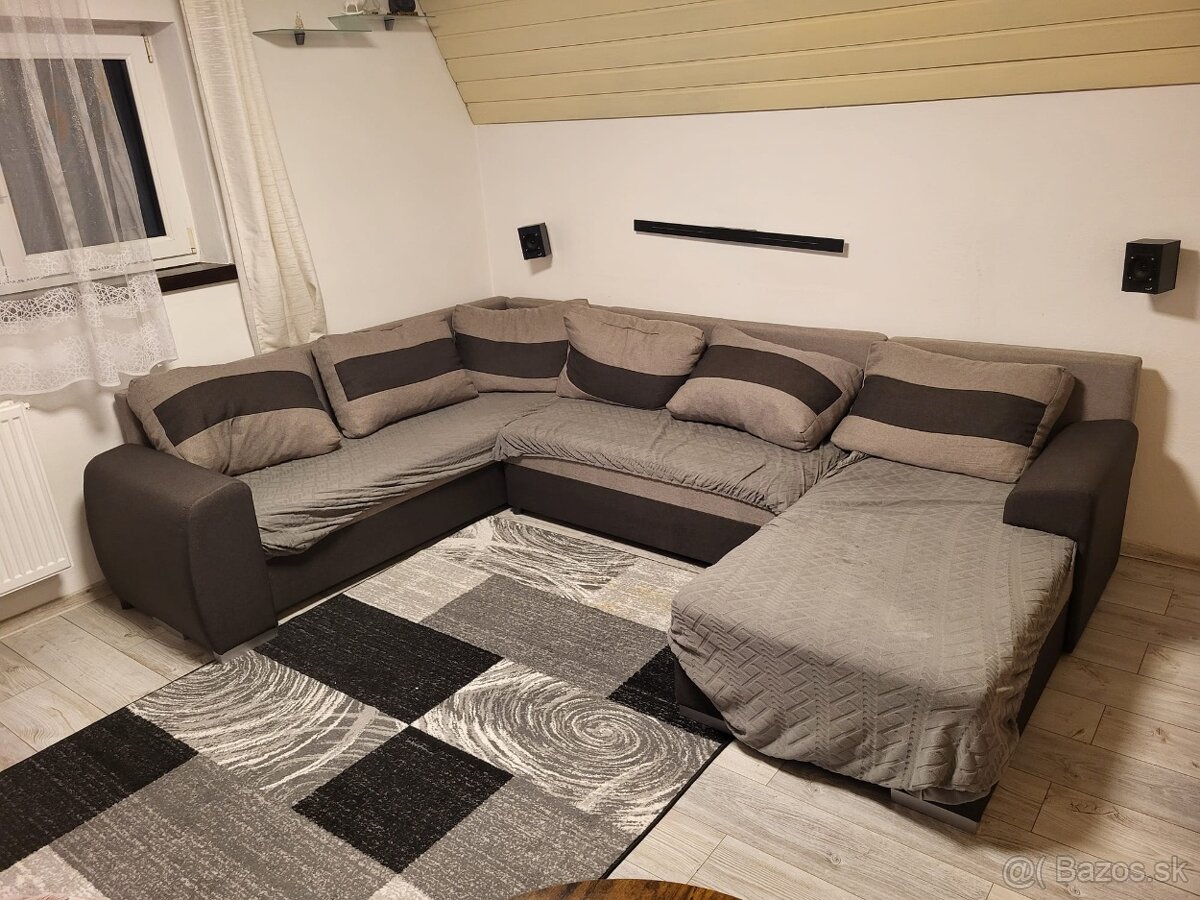 sedacia súprava Tvar písmená U