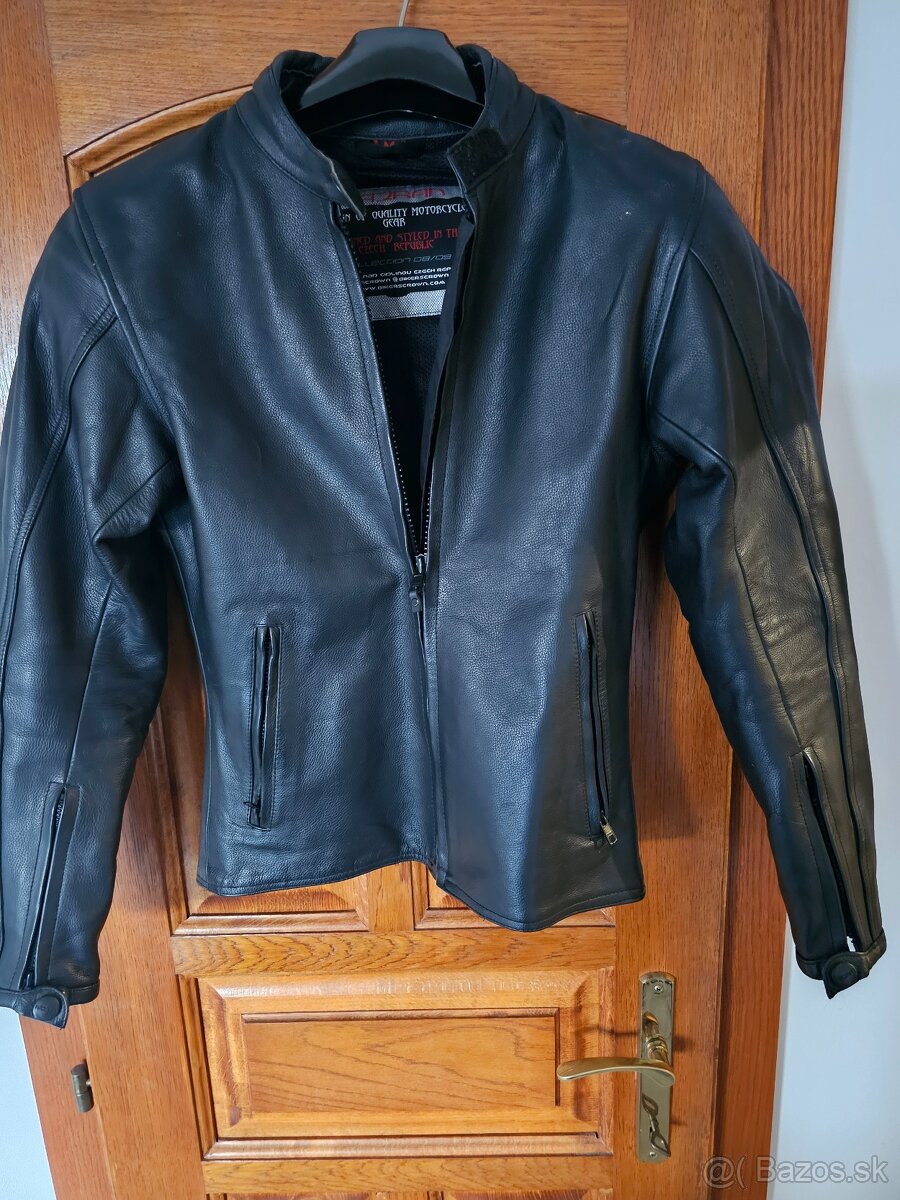 Kožená damska moto bunda