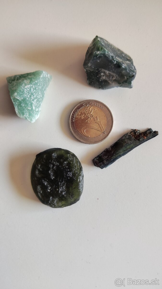 Zelené mineraly