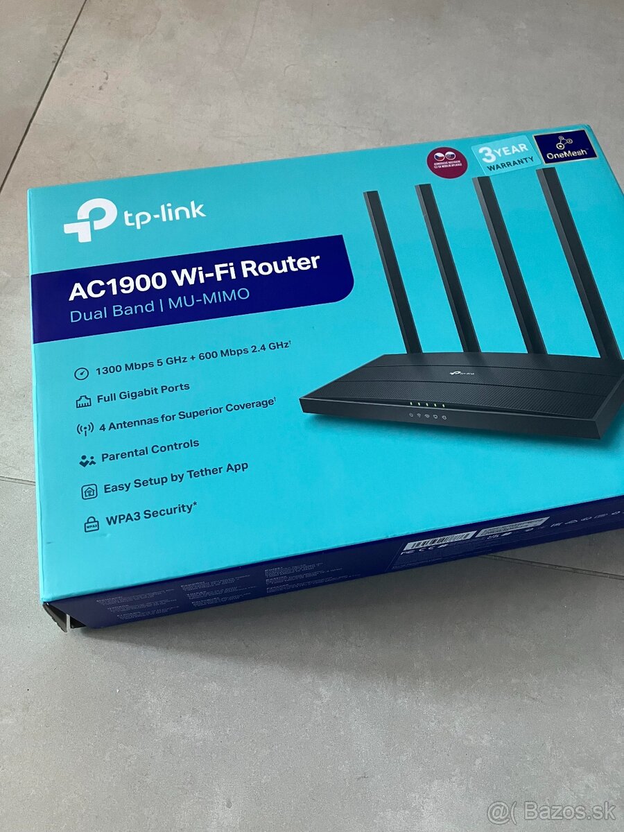 wifi router TP-LINK Archer C80 AC1900 ako novy
